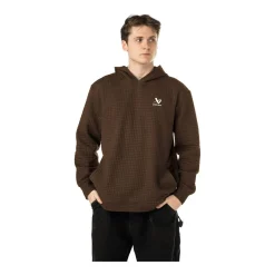 Bauer Hoodie Quilted Sr Brown