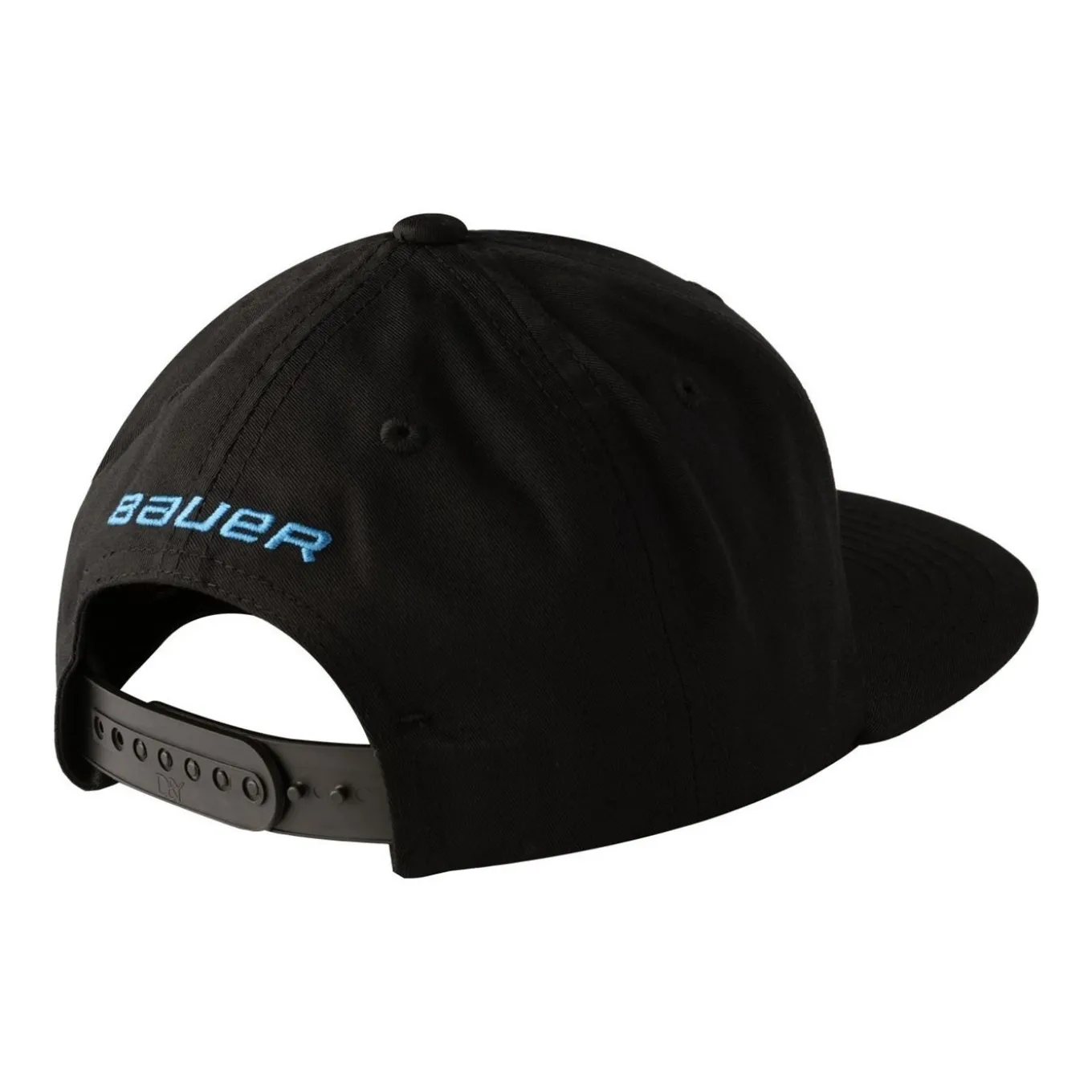 Bauer Keps Flat Brim Snapback Yth Black