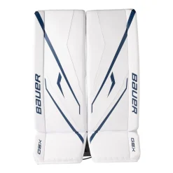 Bauer Målvaktsbenskydd GSX Sr White/Blue