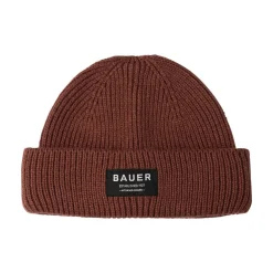 Bauer Mössa Ribbed Fisherman Beanie Sr Brown