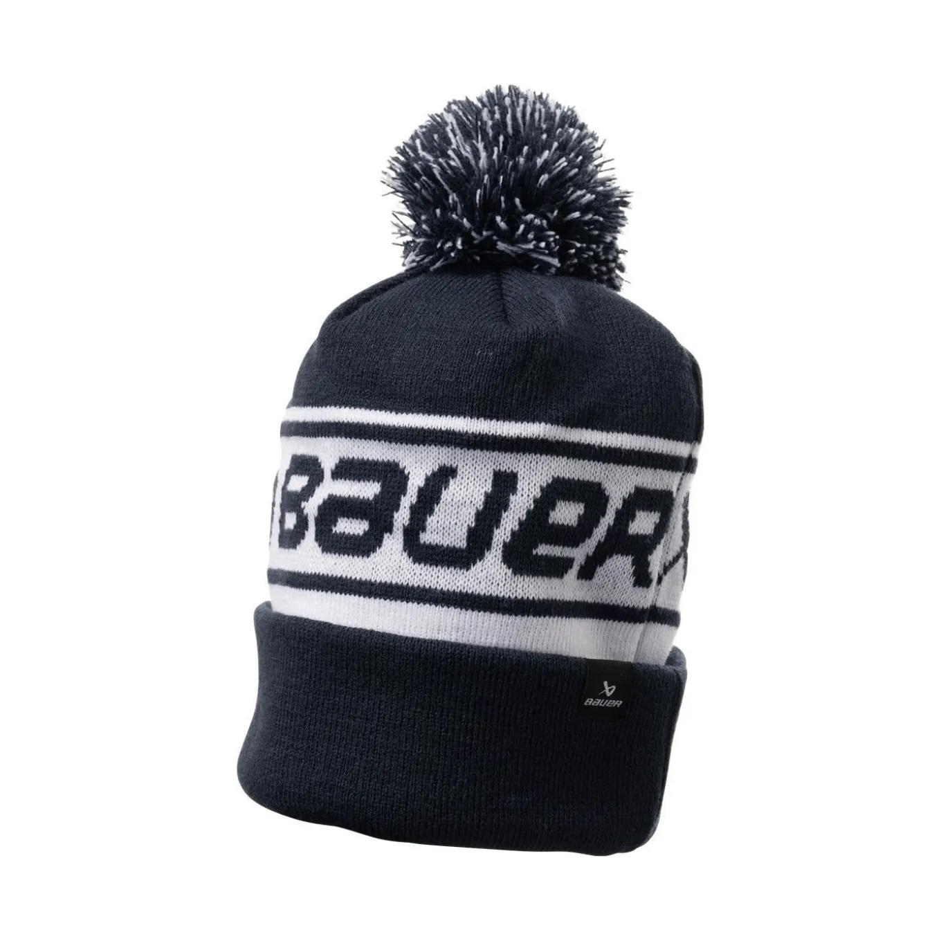 Bauer Mössa Team Ribbed Pom Sr Nav