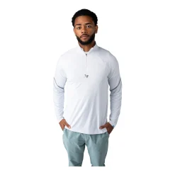 Bauer Tröja Golf Lightweight Knit 1/4 Zip Sr White