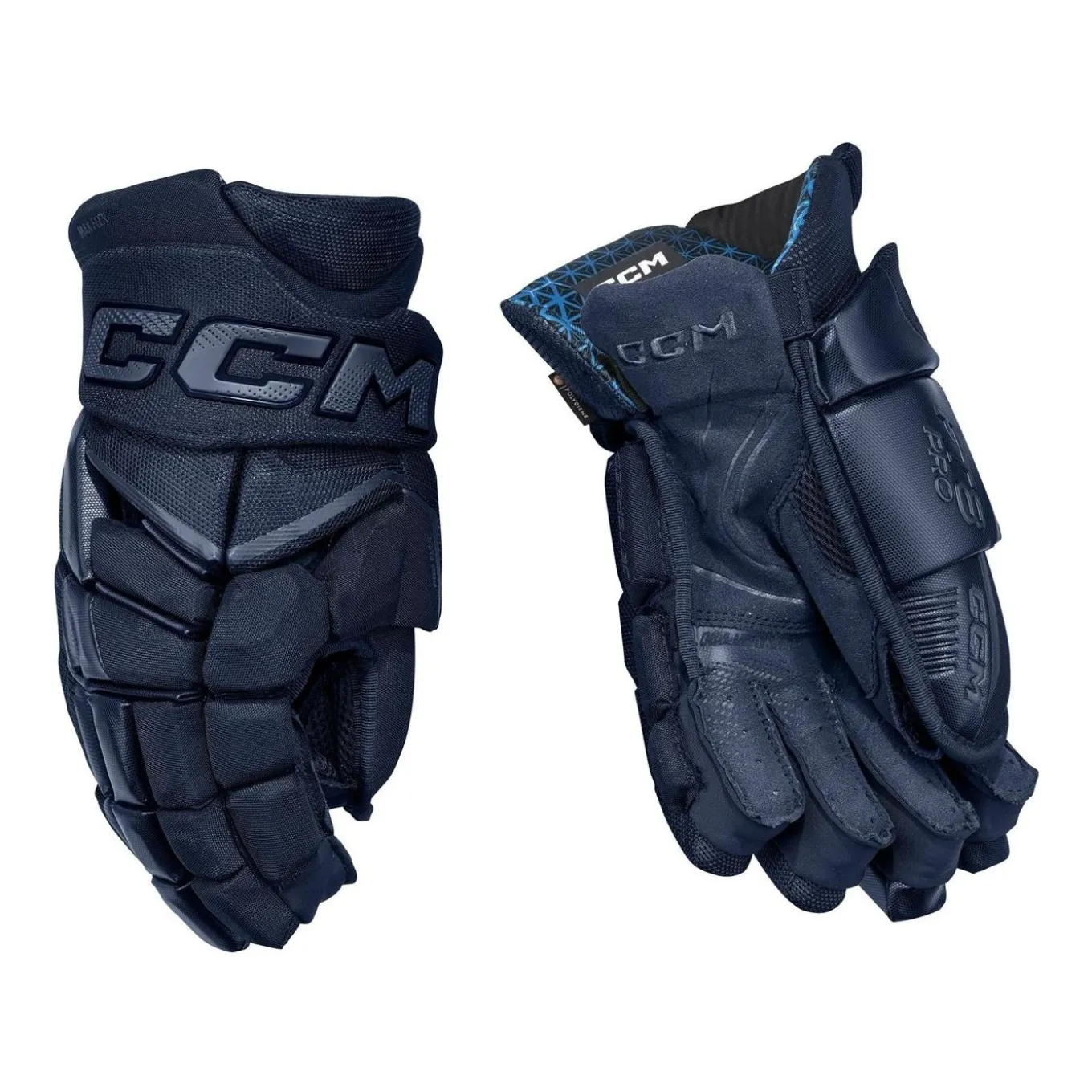 CCM Hockeyhandskar Jetspeed FT8 Pro Sr Navy/Navy