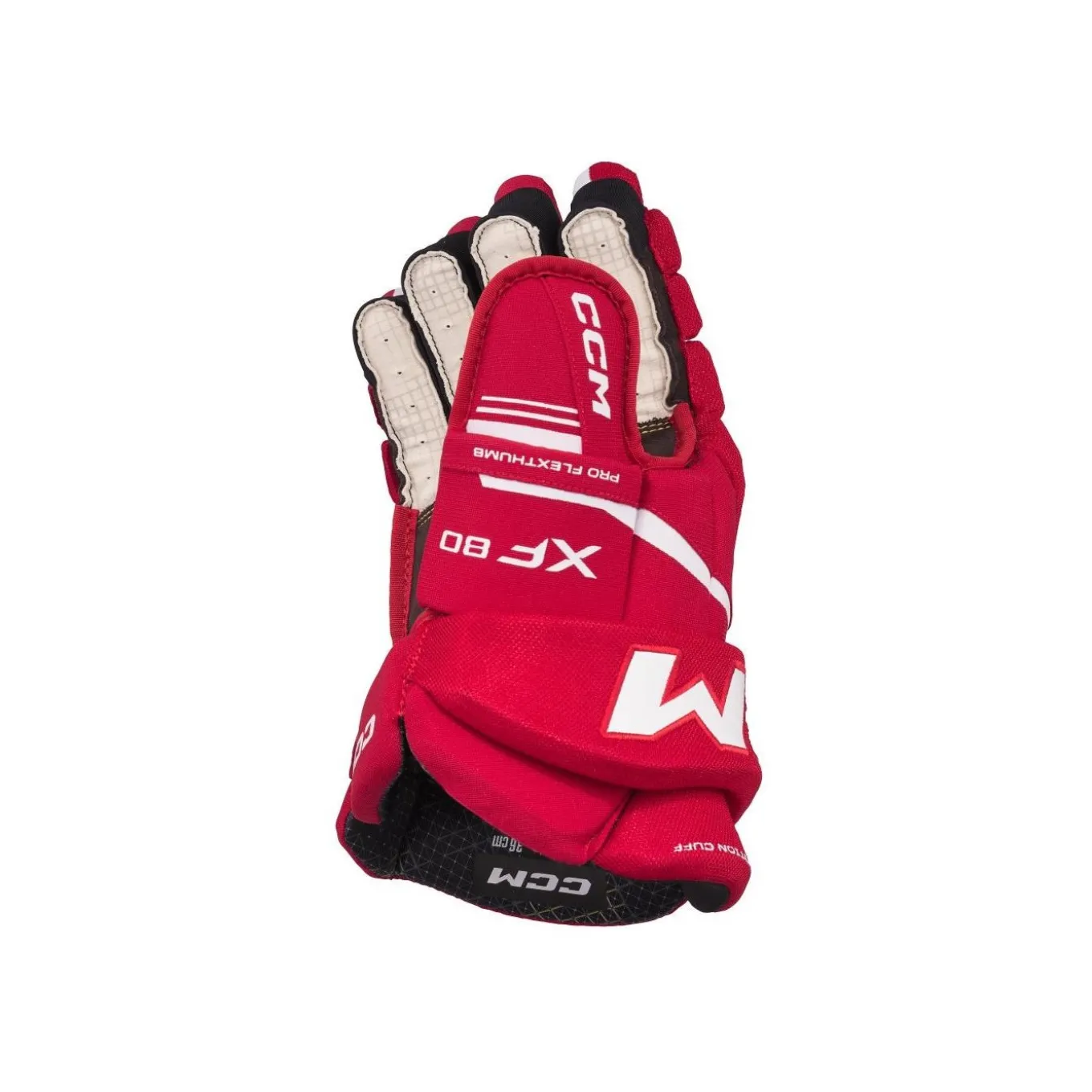 CCM Hockeyhandskar Tacks XF 80 Sr Red/White