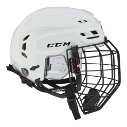 CCM Hockeyhjälm 310 Combo Jr White