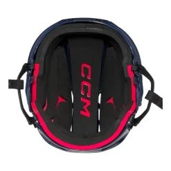 CCM Hockeyhjälm Tacks 70 Combo Jr Navy