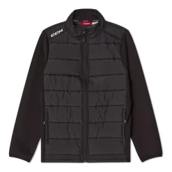 CCM Jacka Hybrid Quilted Jr Black
