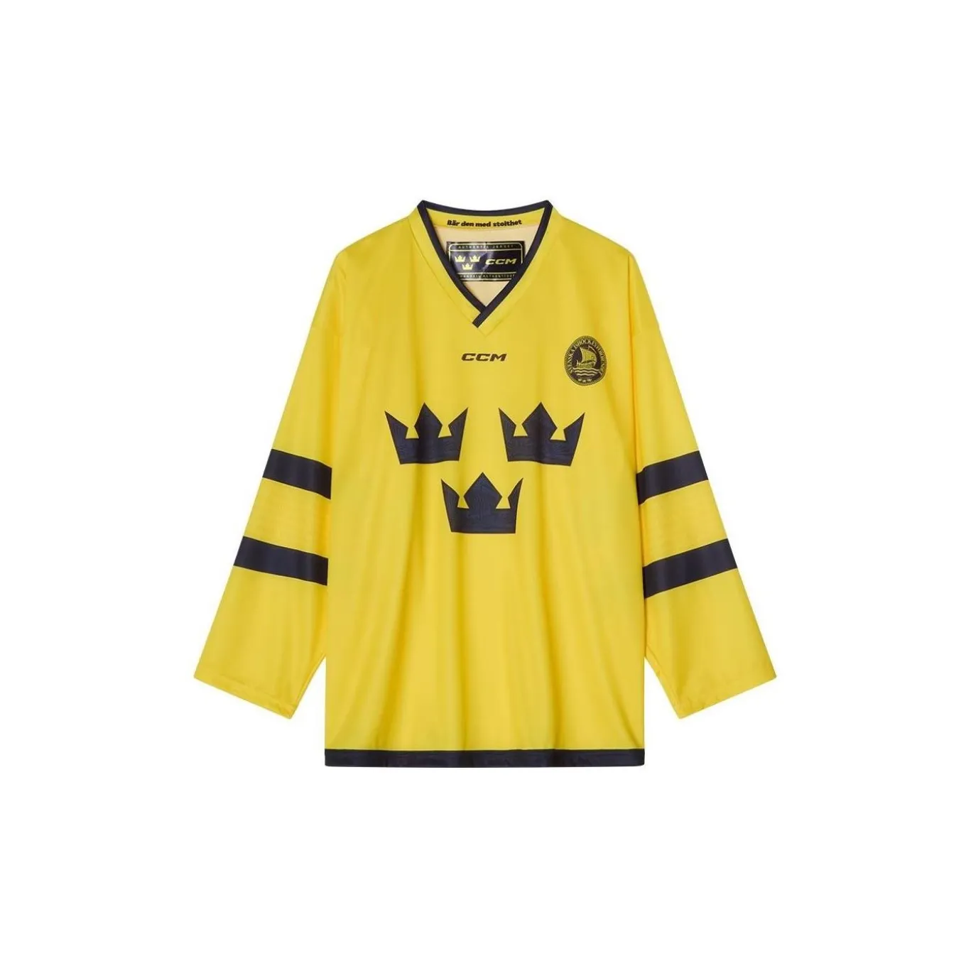 CCM Matchtröja Replica Team Sweden Yth Yellow