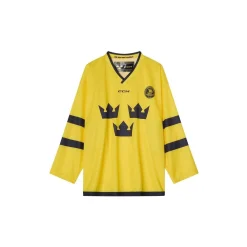 CCM Matchtröja Replica Team Sweden Jr Yellow
