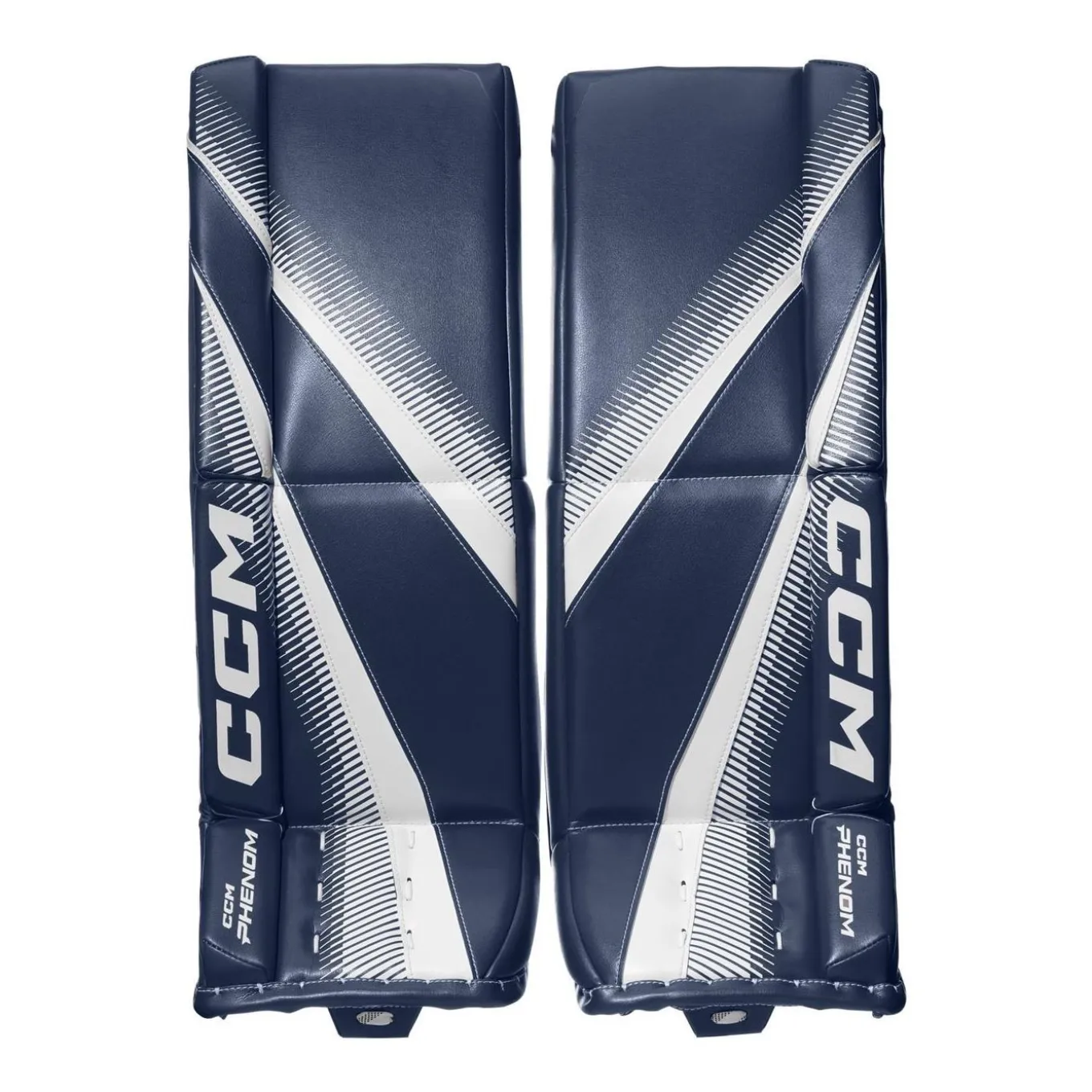 CCM Målvaktsbenskydd PHENOM Jr Navy/White