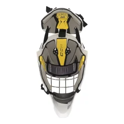 CCM Målvaktsmask Axis F5 Certified Cat-Eye Dekal Sr White/Red