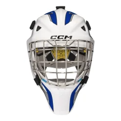 CCM Målvaktsmask Axis F5 Certified Cat-Eye Dekal Sr White/Royal