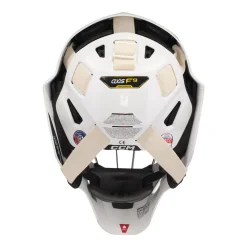 CCM Målvaktsmask Axis F5 Certified Cat-Eye Dekal Sr White/Royal