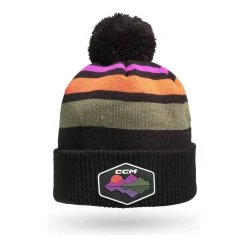 CCM Mössa Winter Pom Striped Sr