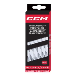 CCM Skridskosnören Vaxade White