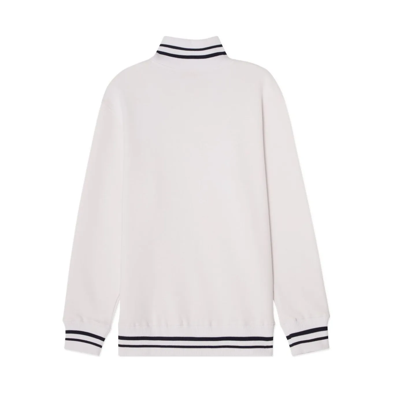 CCM Tröja Stripe Quarter Zip Sr White