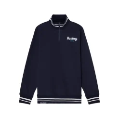 CCM Tröja Stripe Quarter Zip Sr Navy