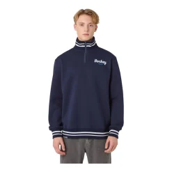 CCM Tröja Stripe Quarter Zip Sr Navy