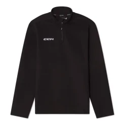 CCM Tröja 1/4 Zip Team Locker Room Sr Black