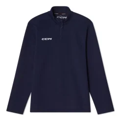 CCM Tröja 1/4 Zip Team Locker Room Sr Navy