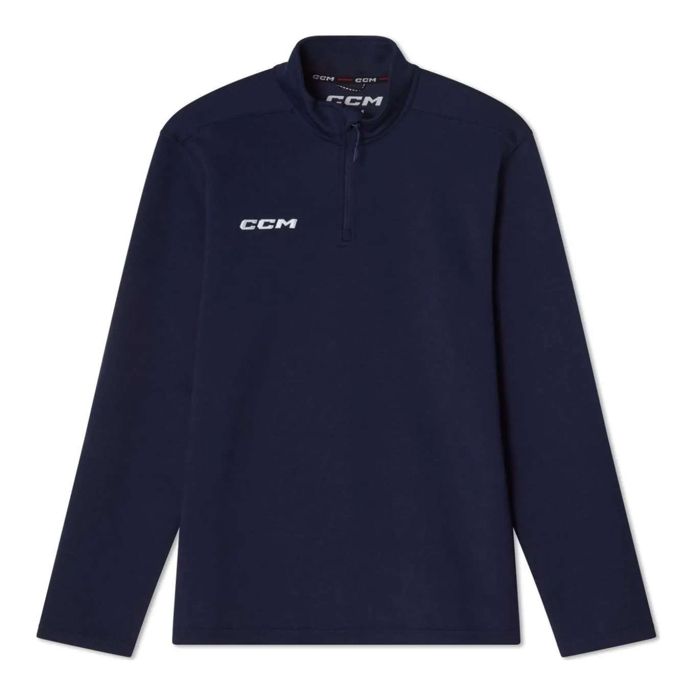 CCM Tröja 1/4 Zip Team Locker Room Sr Navy