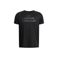 Under Armour T-shirt Tech Split Wordmark Sr Black