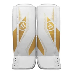 Warrior Målvaktsbensskydd S30 Yth White/Gold